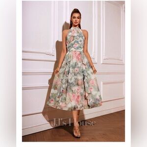 ❣️❄️JJs House Floral Midi Dress - Multicolor